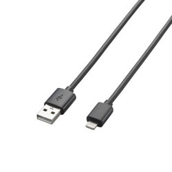 LOGITEC LHC-UAL20BK Lightningコネクタ対応ケーブル