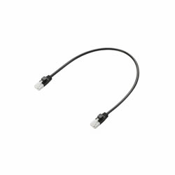 ELECOM LD-GPYTB/BK03 ツメ折れ防止短尺LANケーブル(Cat6準拠)