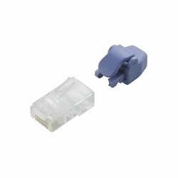 ELECOM LD-RJ45T10/TP 保護カバー付きツメの折れないLANコネクタ(Cat5e)