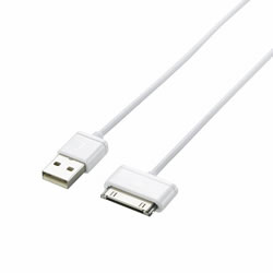 LOGITEC LHC-UADO10WH Dockコネクタ対応 充電・転送ケーブル