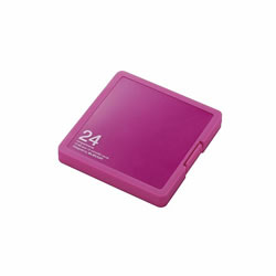 ELECOM CMC-SDCPP24PN SD/microSDカードケース(プラスチックタイプ)