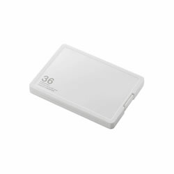 ELECOM CMC-SDCPP36WH SD/microSDカードケース（プラスチックタイプ）