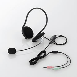 ELECOM HS-NB05SV ヘッドセット(ネックバンドタイプ)