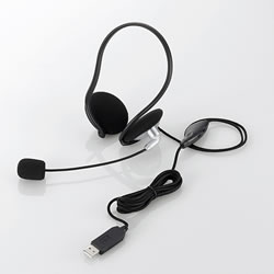 ELECOM HS-NB05USV USBヘッドセット(ネックバンドタイプ)