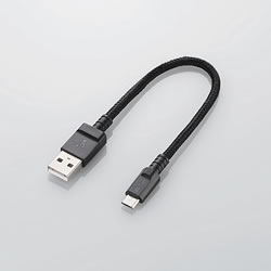 ELECOM MPA-AMBS2U02BK 2A対応高耐久microUSBケーブル
