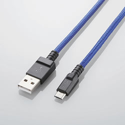 ELECOM MPA-AMBS2U12BU 2A対応高耐久microUSBケーブル