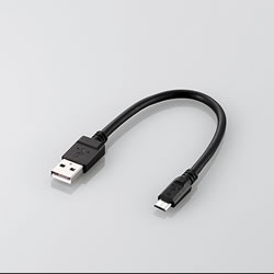 ELECOM MPA-AMBC2U02BK 2A対応充電専用microUSBケーブル