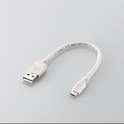 ELECOM MPA-AMBC2U02WH 2A対応充電専用microUSBケーブル