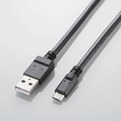 ELECOM MPA-AMBC2U12BK 2A対応充電専用microUSBケーブル