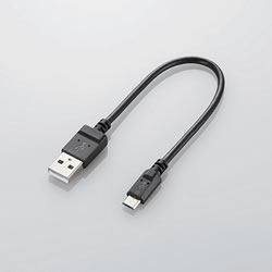ELECOM MPA-AMBX2U02BK 2A対応microUSBケーブル(スリムタイプ)