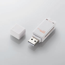 ELECOM MR-K011WH スティックタイプメモリリーダライタ