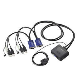 ELECOM KVM-KUS USB←→USBパソコン切替器/オーディオ切替