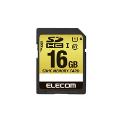 ELECOM MF-CASD016GU11 SDHCカード/車載用/MLC/UHS-I/16GB