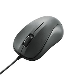 ELECOM M-K5URBK/RS 光学式マウス/USB/3ボタン/ブラック/ROHS指令準拠