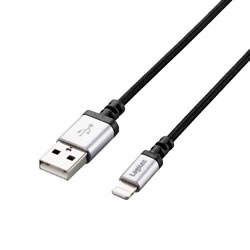 LOGITEC LHC-UALS12BK 高耐久Lightningケーブル