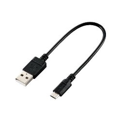 ELECOM U2C-JAMB015BK エコUSB2.0ケーブル（A-microBタイプ）