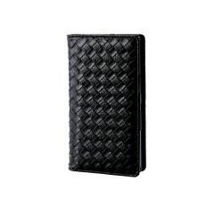 ELECOM P-02PLFMBK スマートフォン用手帳型マルチカバー(メッシュ・L)