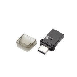 ELECOM MF-CAU3132GBK USBメモリ/USB3.0対応/Type-C/32GB/ブラック