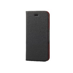 ELECOM PM-A15PLFUMBK iPhone6s/6用ソフトレザーカバー/薄型/ブラック