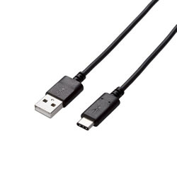 ELECOM U2C-AC15NBK USB2.0ケーブル（認証品、A-C）
