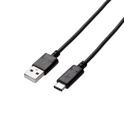 ELECOM U2C-AC20NBK USB2.0ケーブル(認証品、A-C)