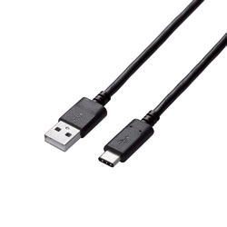 ELECOM U2C-AC40NBK USB2.0ケーブル（認証品、A-C）