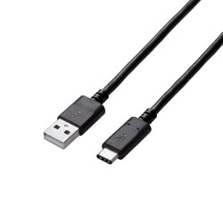 ELECOM U2C-AC40NBK USB2.0ケーブル(認証品、A-C)