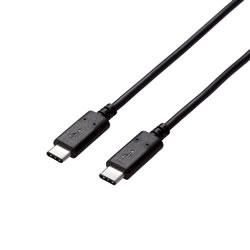ELECOM U2C-CC05NBK USB2.0ケーブル(認証品、C-C)