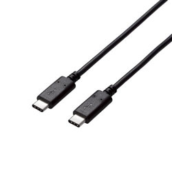 ELECOM U2C-CC20NBK USB2.0ケーブル(認証品、C-C)