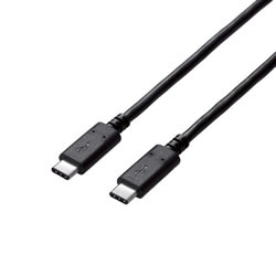 ELECOM U2C-CC30NBK USB2.0ケーブル(認証品、C-C)