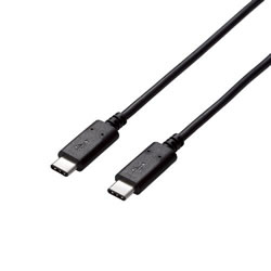 ELECOM U2C-CC40NBK USB2.0ケーブル(認証品、C-C)