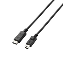 ELECOM U2C-CM15NBK USB2.0ケーブル(認証品、C-miniB)
