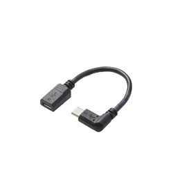 ELECOM TB-MBFMBR01BK L字MicroUSB変換アダプタ