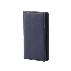 ELECOM P-02PLFHBU スマートフォン用マルチカバー/L/スプリットレザー