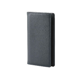ELECOM P-02PLFHGN スマートフォン用マルチカバー/L/スプリットレザー