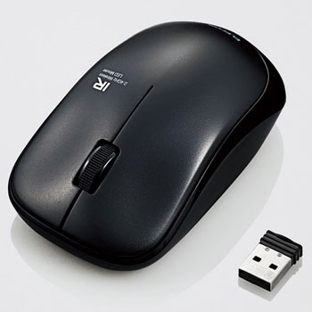 ELECOM M-IR07DRSBK 無線IRマウス(3ボタン)