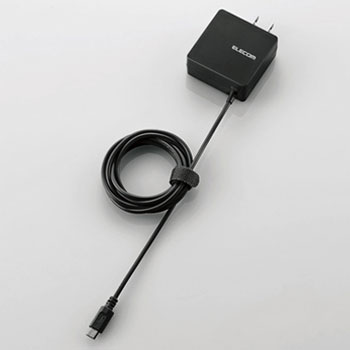 ELECOM MPA-ACMBC154BK スマートフォン・タブレット用充電器（ケーブル一体タイプ）