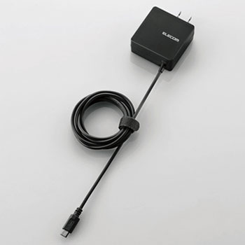 ELECOM MPA-ACMBC154BK スマートフォン・タブレット用充電器(ケーブル一体タイプ)