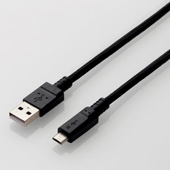 ELECOM MPA-AMBS2U20BK 2A対応高耐久microUSBケーブル