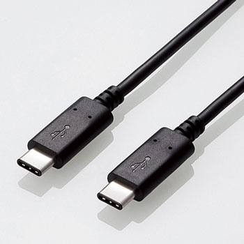 ELECOM U2C-CC5P10NBK USB2.0ケーブル（Type-C-TypeC）
