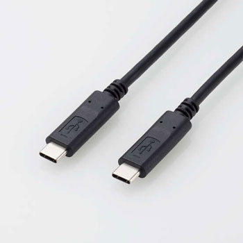 ELECOM U2C-CC5P20NBK USB2.0ケーブル（Type-C-TypeC）