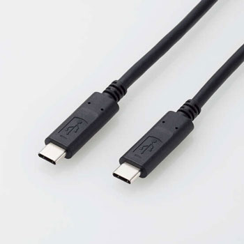 ELECOM U2C-CC5P40NBK USB2.0ケーブル（Type-C-TypeC）