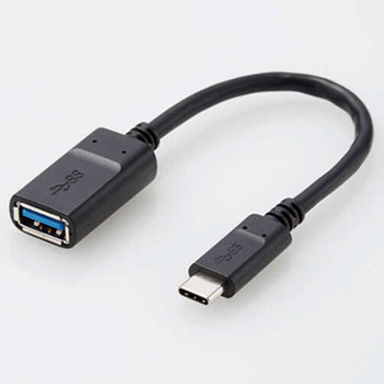 ELECOM USB3-AFCM01NBK USB3.1ケーブル（Type-C-Standard-A）