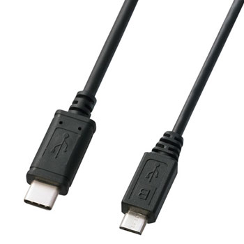 サンワサプライ KU-CMCBP310 USB2.0TypeC-microBケーブル