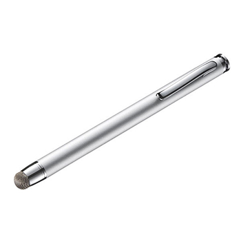 サンワサプライ PDA-PEN43SV 導電性ファイバー素材タッチペン (先端交換部品付属・シルバー)