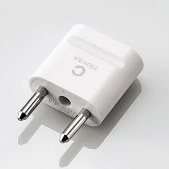 ELECOM T-HPACWH 旅行者向け海外用変換プラグ(Cタイプ)