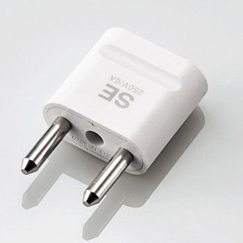 ELECOM T-HPASEWH 旅行者向け海外用変換プラグ(SEタイプ)