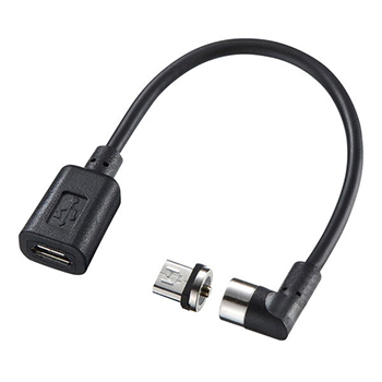 サンワサプライ AD-MMG01 Magnet脱着式microUSB変換アダプタケーブル