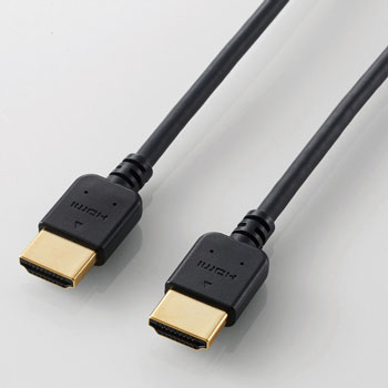 ELECOM DH-HD14EY10BK HIGH SPEED HDMIケーブル(やわらか)
