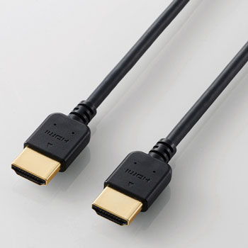 ELECOM DH-HD14EY20BK HIGH SPEED HDMIケーブル(やわらか)